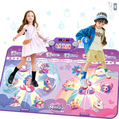 Maysida Extra Large Dance Mat Unicorn Dreamland for family play and imagination