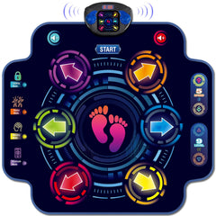 Maysida Kids Dance Pad with 6 buttons for coordinated movement and rhythm practice.