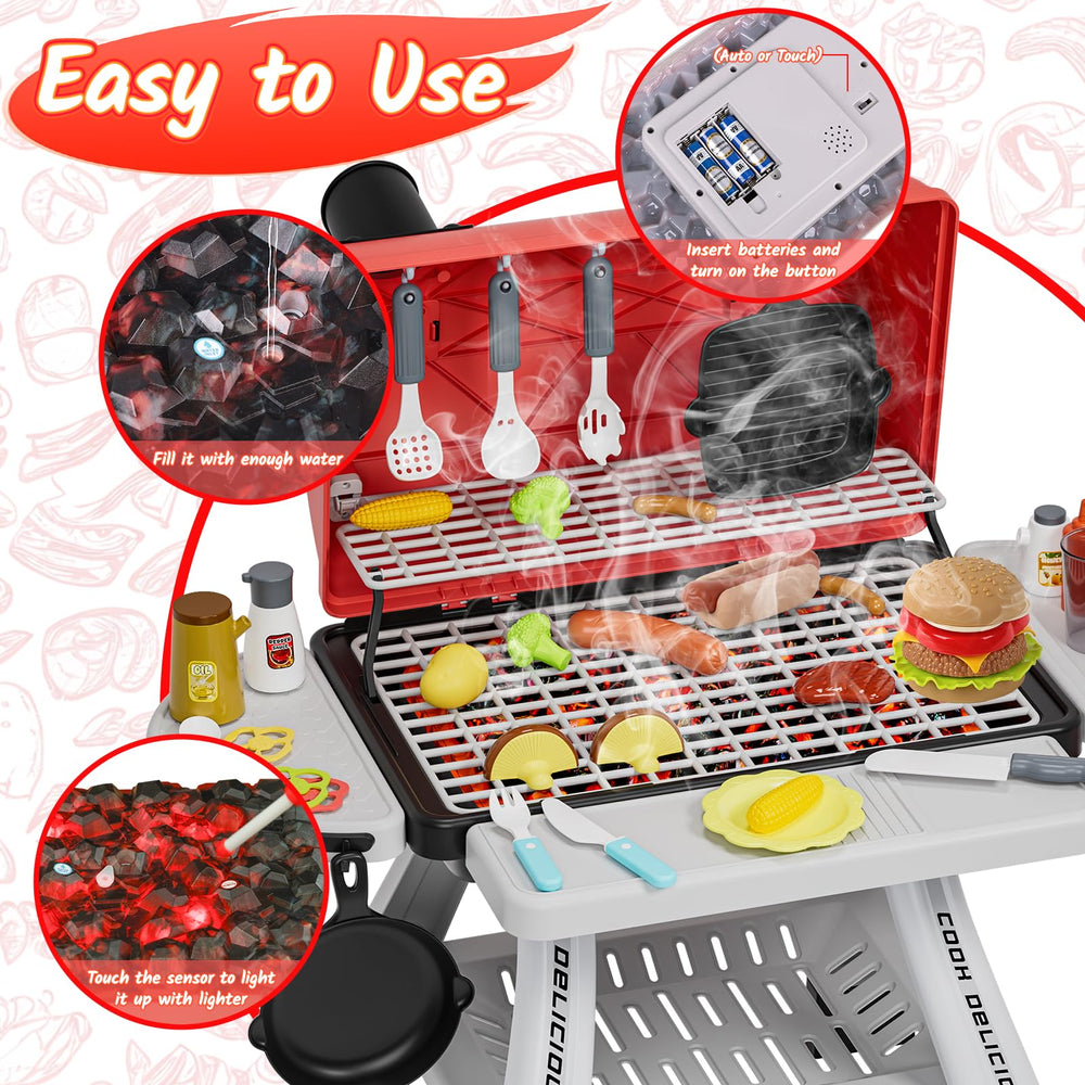 Maysida includes a rich set of accessories for complete pretend cooking.