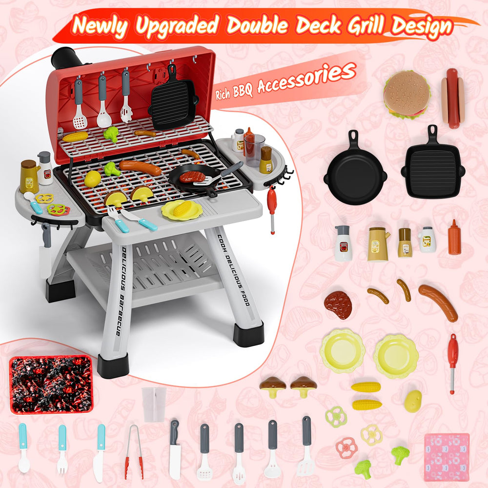 Maysida gift-ready kitchen playset for kids aged 3 to 7.
