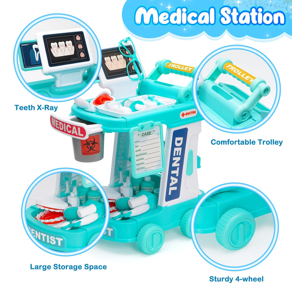 Maysida safety-first design uses ABS plastic with rounded edges for safe play.