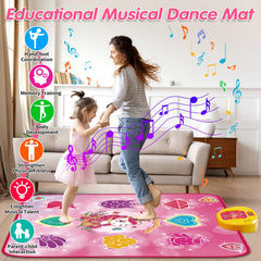 Maysida Unicorn Dance Mat 9-button design supports creative routines.