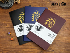 High-quality recycled paper in the Mazeran journal for smooth writing
