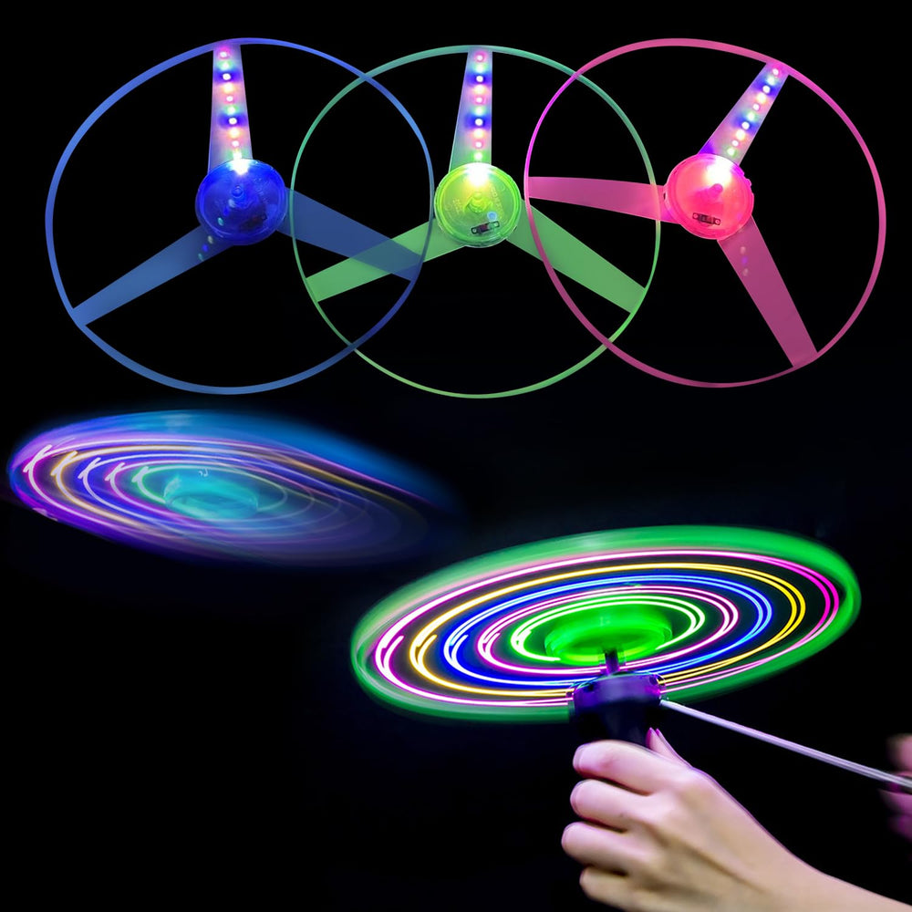M.best LED flying saucer set for group play and nighttime fun.
