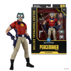 McFarlane Toys Peacemaker art card back with biography context.