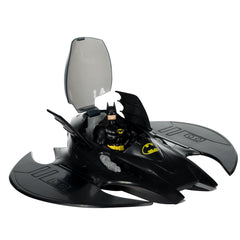 McFarlane Toys DC Super Powers Whirlybat rotor spins for aerial action.
