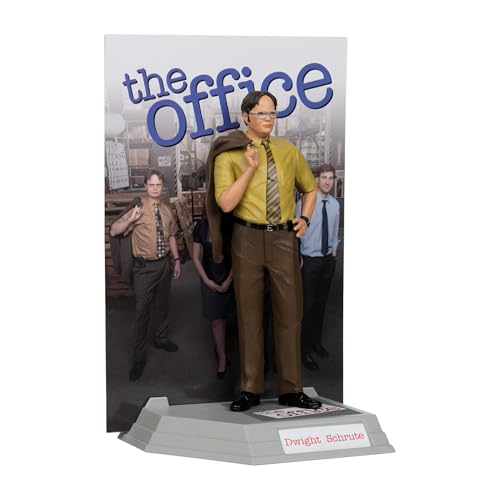 McFarlane Toys Dwight Schrute includes collectible art card
