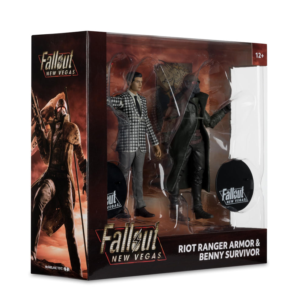 McFarlane Toys Fallout New Vegas Benny close-up detail highlights iconic features