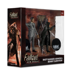 McFarlane Toys Fallout New Vegas Benny close-up detail highlights iconic features