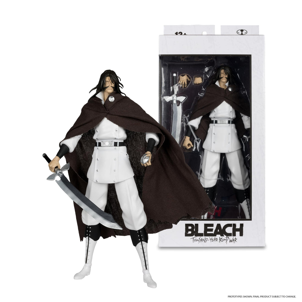 McFarlane Toys Yhwach 7in figure packaging with premium presentation for collectors.