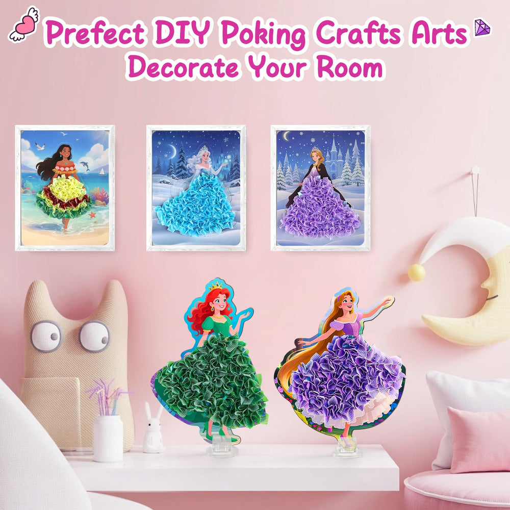 Mccreadee adhesive dots keep crafts securely attached and tidy.