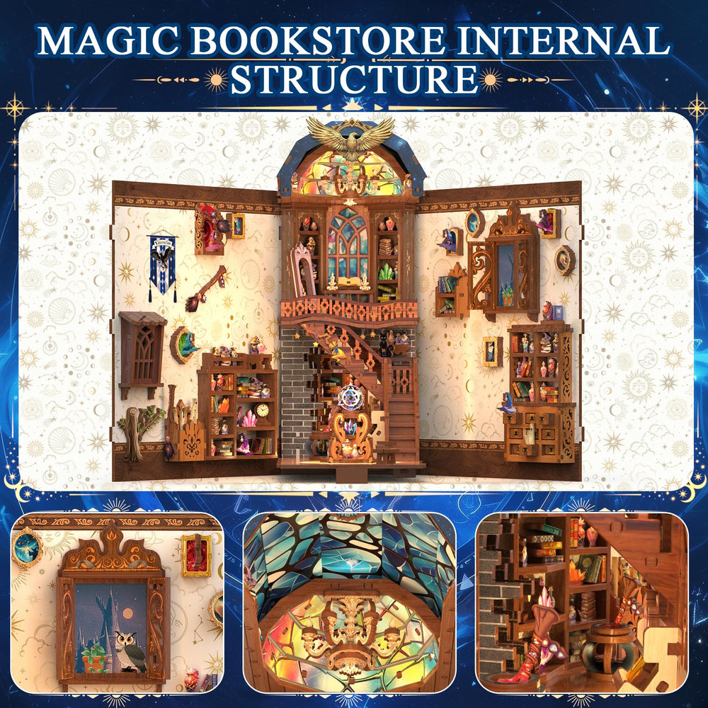 Mccreadee Book-Nook-Kit magic world captures mystery and wonder in miniature.