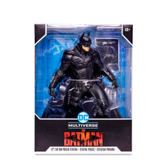 McFarlane Batman Multiverse 12in Deluxe front art card featuring photography