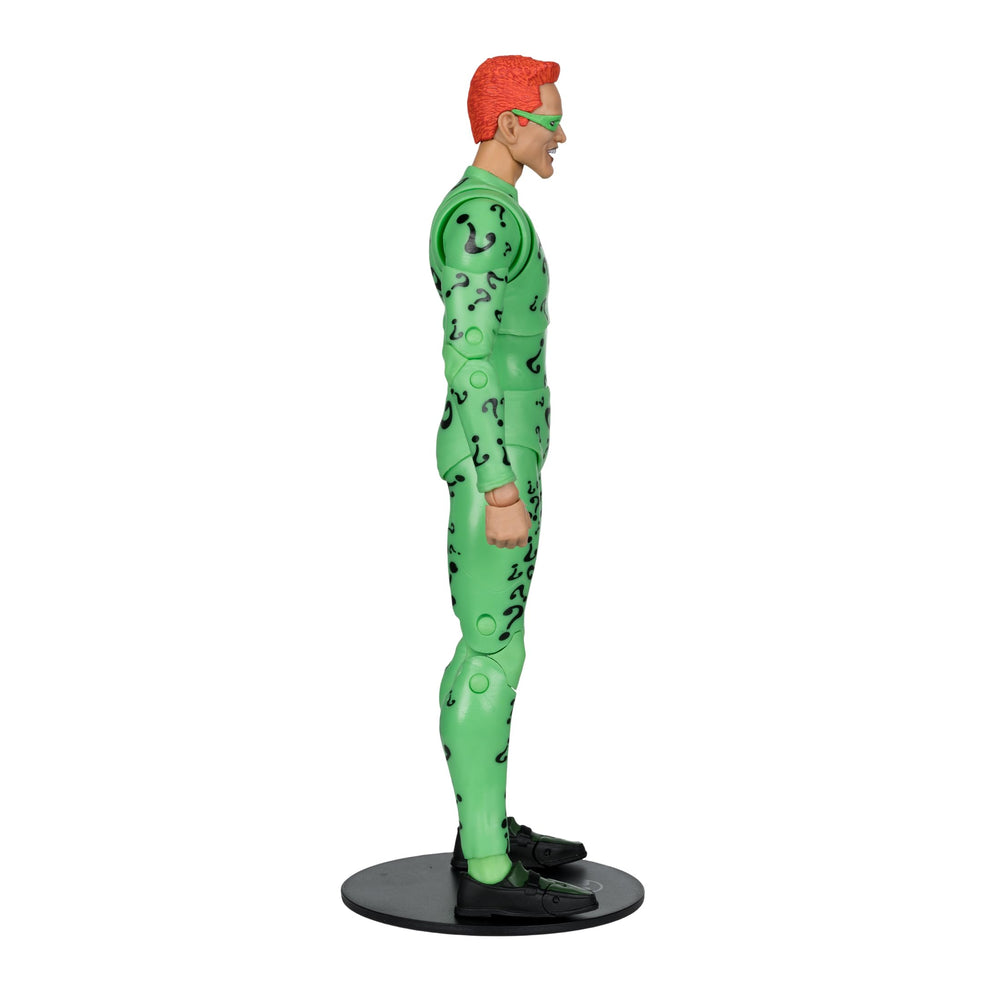 McFarlane DC Multiverse Riddler art card front showcases artwork.