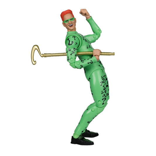 McFarlane DC Multiverse Riddler detailed sculpt for premium display.