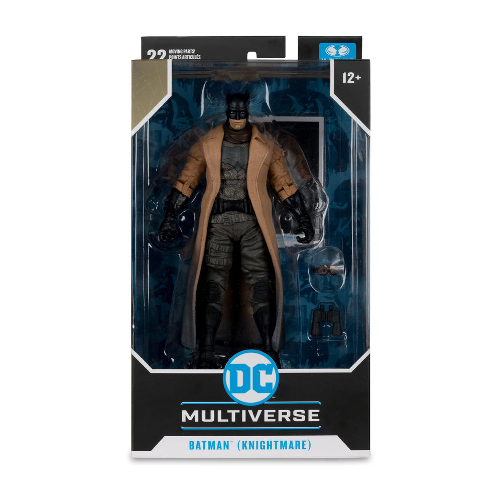 McFarlane Toys Batman Knightmare accessories close-up with goggles