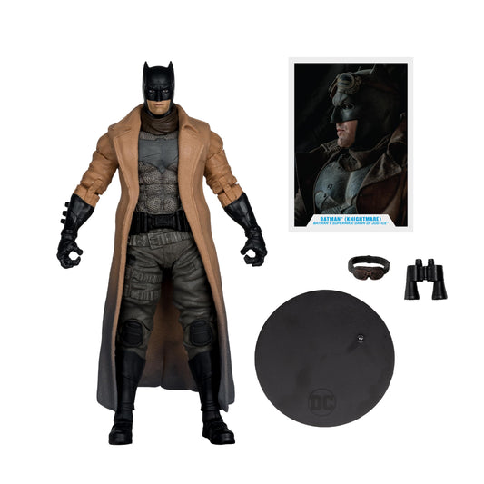 McFarlane Toys Batman Knightmare figure front view for dynamic posing