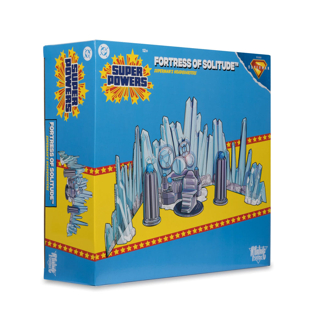 McFarlane Toys DC Direct DC Super Powers packaging reflects classic nostalgia.