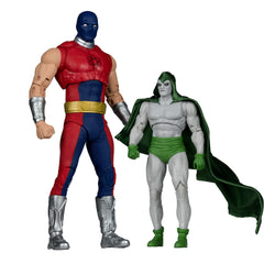 McFarlane Toys DC Multiverse Atom Smasher vs Spectre front view for display