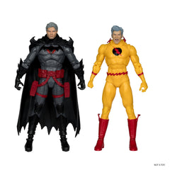 McFarlane Toys Batman and Professor Zoom two-head portraits offer alternate looks
