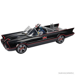 McFarlane Toys DC Multiverse Batmobile featuring laser beams for dramatic action scenes.