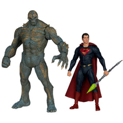 McFarlane Toys Doomsday close-up showing rugged texture and silhouette