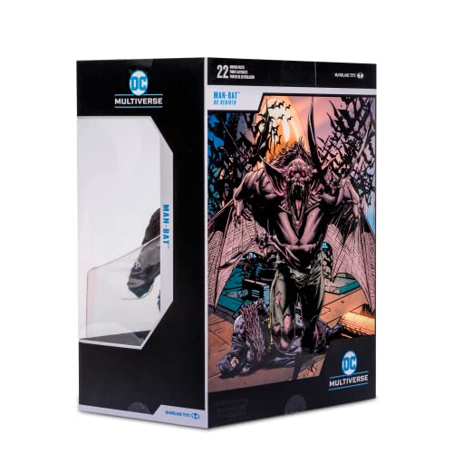 McFarlane Toys DC Multiverse Man-Bat Mega Detailed texture adds realism