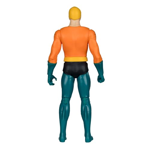 McFarlane Toys DC Retro Aquaman art card included for display provenance.