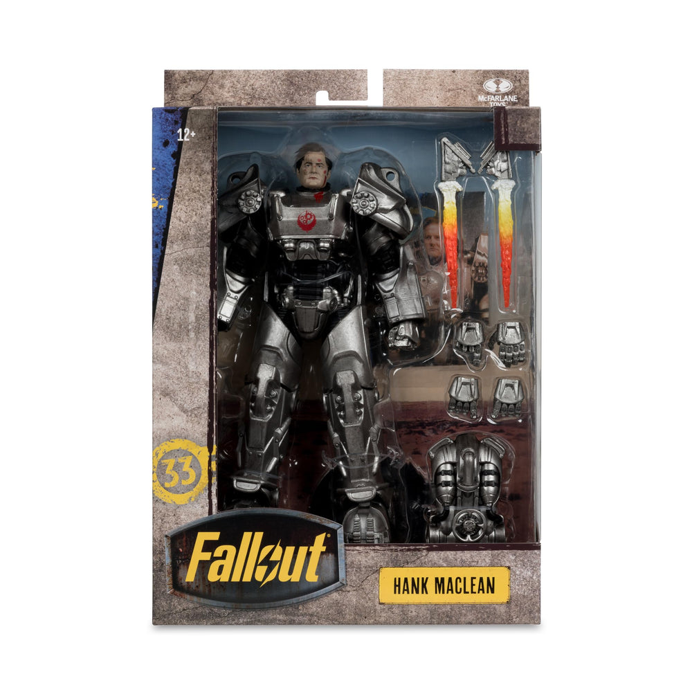 McFarlane Toys Fallout Hank MacLean close-up sculpted textures and paint