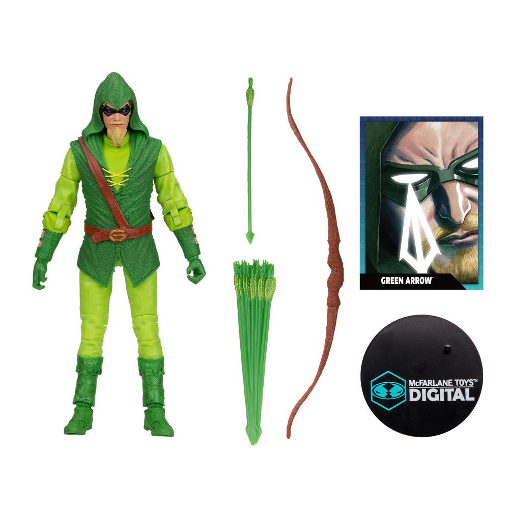 McFarlane Green Arrow ultra articulation with 22 parts enables dynamic poses