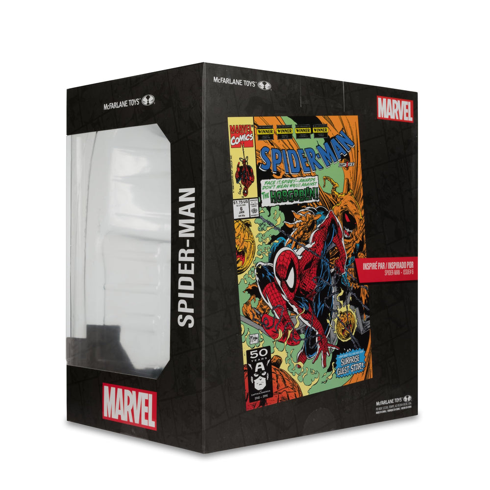 McFarlane Toys Marvel figures displayed together in a cohesive scene.