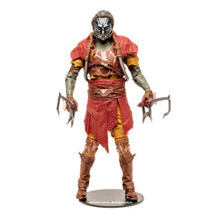 McFarlane Toys Mortal Kombat Kabal Rapid Red front view for dynamic display and collectors.