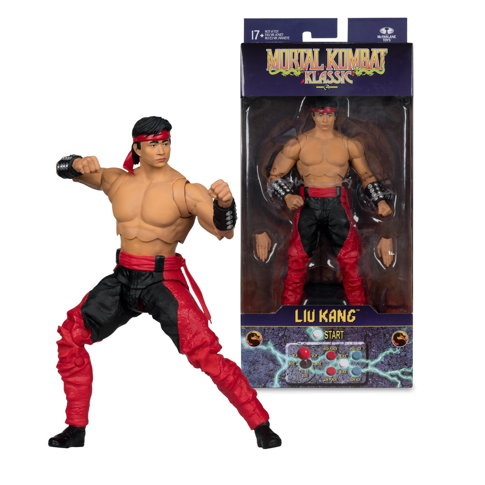 McFarlane Toys Liu Kang battle diorama scene for collectible storytelling