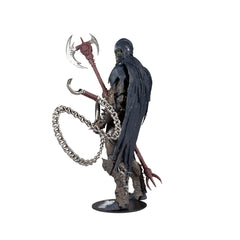 McFarlane Toys Raven Spawn 7-inch figure detailed textures for realism in displays.