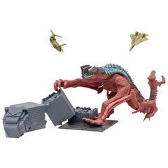 McFarlane Toys rebuildable tower enables modular battle layouts.