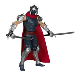 Shredder with katana weapons for action-ready visuals