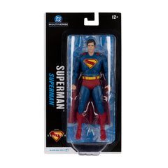 McFarlane Superman 2025 display-ready figure for shelf showcases.
