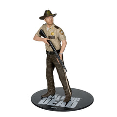 McFarlane Toys Walking Dead Rick Grimes 1:8 posed figure for display