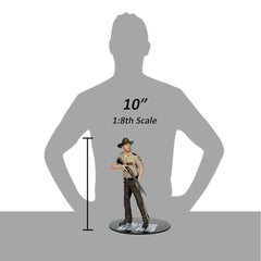 Display base supports stable Rick Grimes presentation
