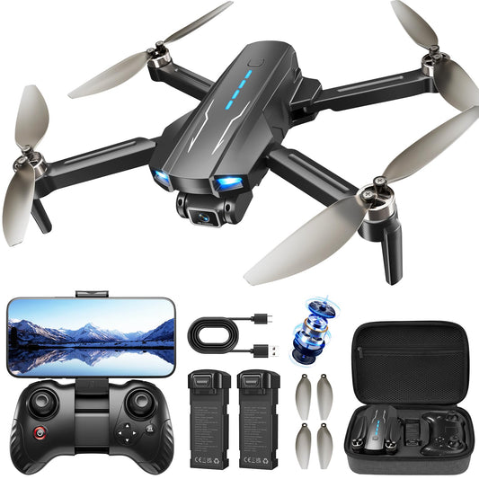 MCJDHJJ drone with 1080p camera for real-time FPV footage