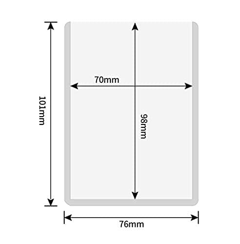 Mckaler hard plastic card protectors offer rigid display for 3x4 cards.