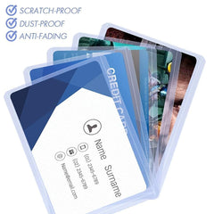 Mckaler 3x4 regular-fit protectors fit standard trading cards.