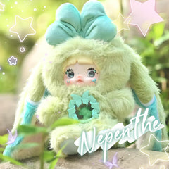 Mckkymi Nommi 8.3-inch plush with loop hanger for easy display