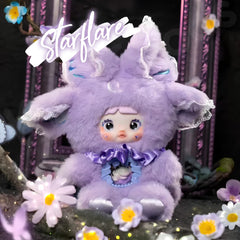 Mckkymi Nommi white pastel doll with tiny chick surprise