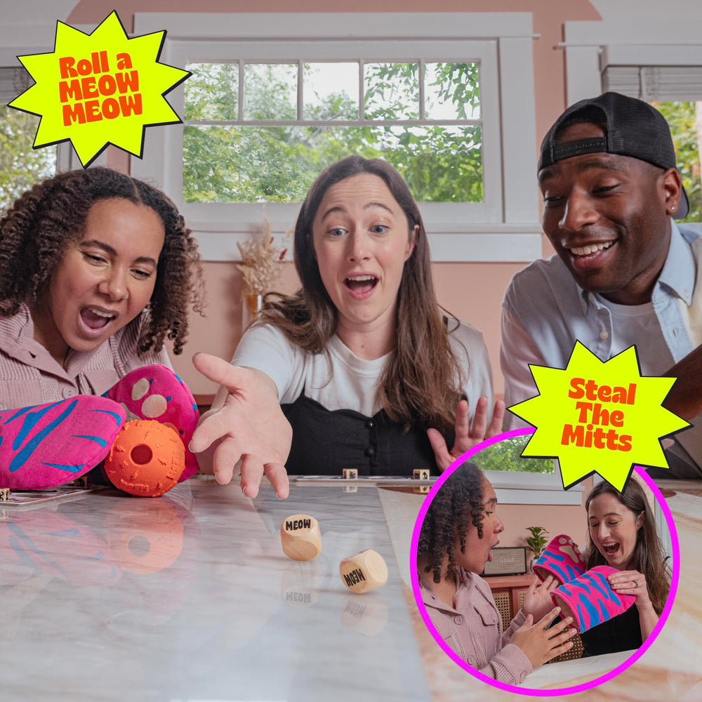 MCMILLER ENTERTAINMENT Cat Mitt Game Proficient Puss edition adds extra strategy