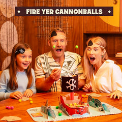 MCMILLER ENTERTAINMENT felt cannonballs rest ready for another throw