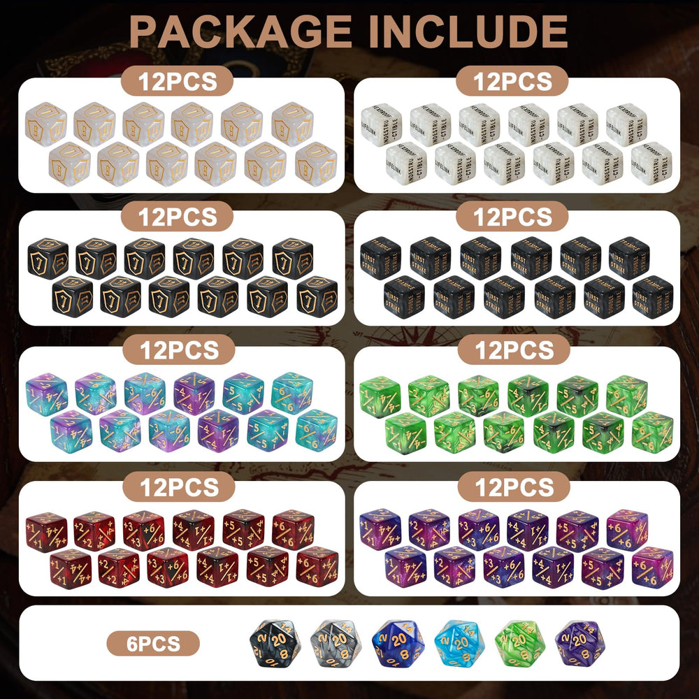 MDDSHGG six d20 dice for precise tabletop rolls and versatility