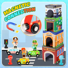 MDINGTD road signs 5-pack aids early geography and road awareness