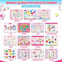 MDINGTD unicorn busy book theme illustration 1 fuels imagination during preschool play