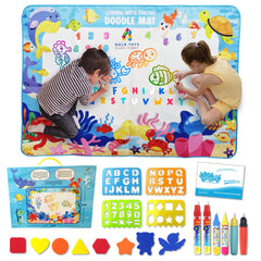 MDLR Toys Water Doodle Mat – large drawing surface for family play and learning.